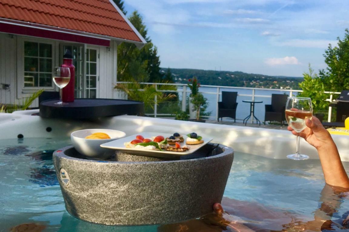 Lovely Studio Apartment Seaview & Private Sauna Lerum Exterior foto
